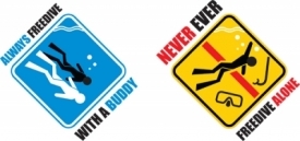 Always Freedive with a Buddy