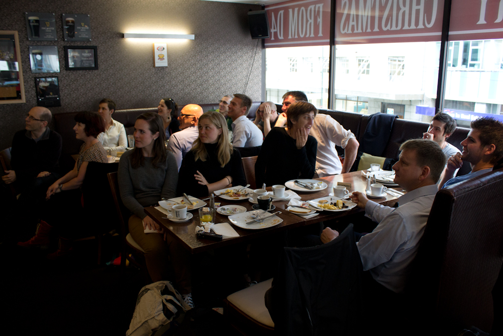 Seals watch Trubridge WR attempt over breakfast